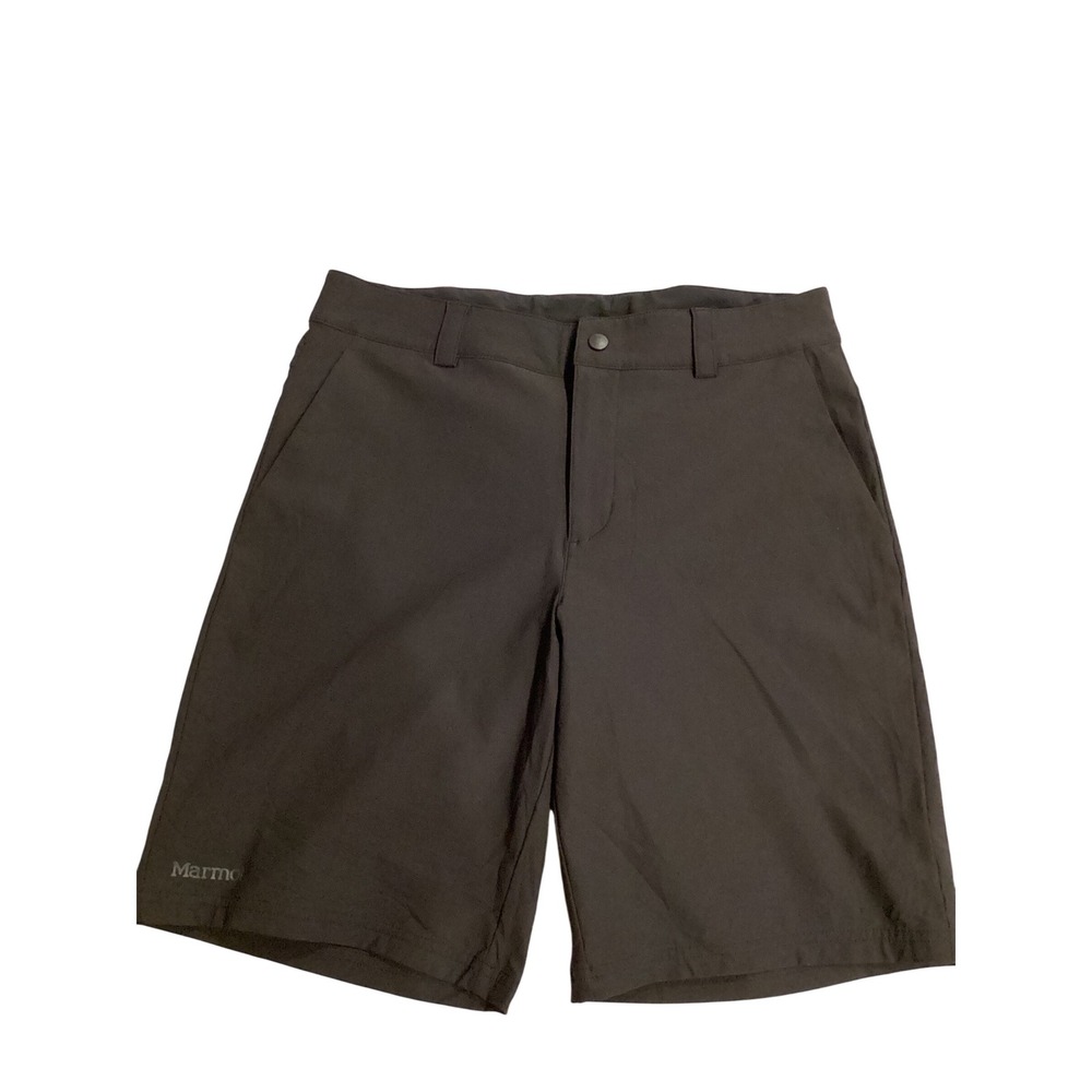 Marmot Mens M15835 Black Hiking Outdoor Performance Stretch Shorts Size 32